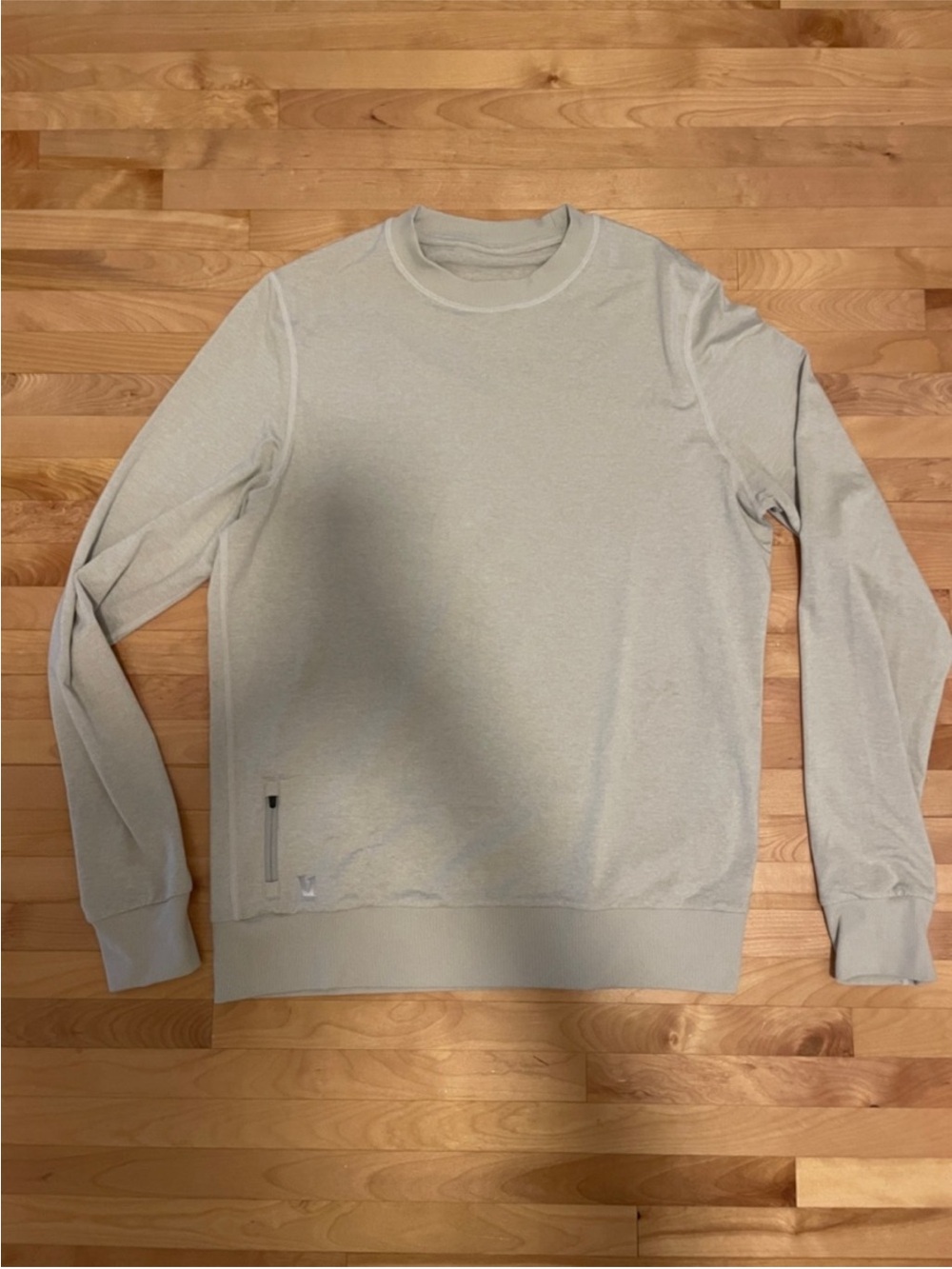 Vuori Long Sleeve Crew in Cream